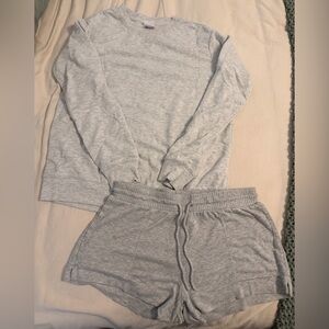 Stars Above Heather Gray Pajama Set